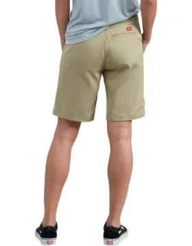 Pantalones cortos de sarga elástica de corte holgado de 10″ para mujer Pantalones cortos de sarga elástica de corte holgado de 10″ para mujer