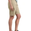 Pantalones cortos de sarga elástica de corte holgado de 10″ para mujer Pantalones cortos de sarga elástica de corte holgado de 10″ para mujer