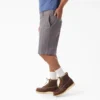 Pantalones cortos de trabajo a cuadros, 28 cm