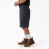 Pantalones cortos de trabajo a cuadros, 28 cm Pantalones cortos de trabajo a cuadros, 28 cm