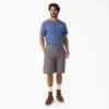 Pantalones cortos de trabajo a cuadros, 28 cm