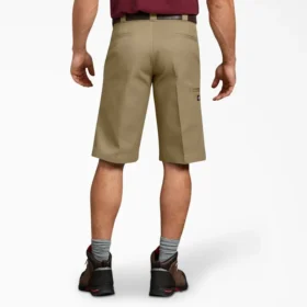 Pantalones cortos de trabajo de corte holgado con bolsillos multiusos, 33 cm