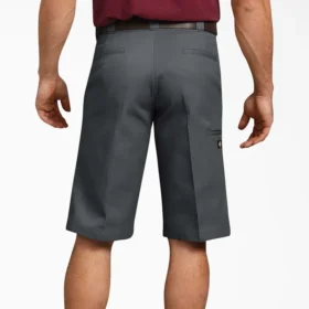 Pantalones cortos de trabajo de corte holgado con bolsillos multiusos, 33 cm