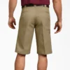 Pantalones cortos de trabajo de corte holgado con bolsillos multiusos, 33 cm Pantalones cortos de trabajo de corte holgado con bolsillos multiusos, 33 cm