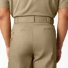 Pantalones cortos de trabajo de corte holgado y frente liso, 33 cm