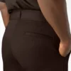 Pantalones cortos de trabajo de corte holgado y frente liso, 33 cm Pantalones cortos de trabajo de corte holgado y frente liso, 33 cm