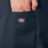 Pantalones cortos de trabajo de corte holgado y frente liso, 33 cm