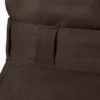 Pantalones cortos de trabajo de corte holgado y frente liso, 33 cm Pantalones cortos de trabajo de corte holgado y frente liso, 33 cm