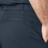 Pantalones cortos de trabajo de corte holgado y frente liso, 33 cm