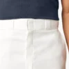 Pantalones cortos de trabajo de corte holgado y frente liso, 33 cm Pantalones cortos de trabajo de corte holgado y frente liso, 33 cm
