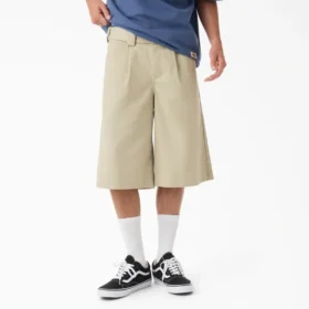 Pantalones cortos de trabajo de sarga de cáñamo, 13″