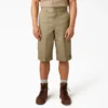 Pantalones cortos de trabajo holgados con bolsillos multiusos, 15″
