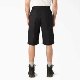 Pantalones cortos de trabajo holgados con bolsillos multiusos, 15″ Pantalones cortos de trabajo holgados con bolsillos multiusos, 15″