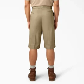 Pantalones cortos de trabajo holgados con bolsillos multiusos, 15″