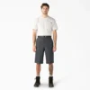 Pantalones cortos de trabajo holgados con bolsillos multiusos, 15″