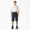 Pantalones cortos de trabajo holgados con bolsillos multiusos, 15″