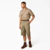 Pantalones cortos de trabajo holgados con bolsillos multiusos, 15″