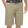 Pantalones cortos Dickies de color caqui de 25 cm con corte recto y frente liso Pantalones cortos Dickies de color caqui de 25 cm con corte recto y frente liso