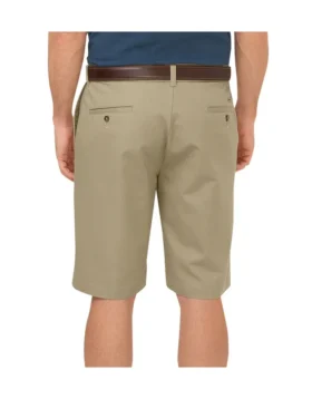 Pantalones cortos Dickies de color caqui de 25 cm con corte recto y frente liso