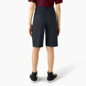 Pantalones cortos tipo bermuda de corte clásico para niña, tallas 4-20