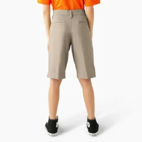Pantalones cortos tipo bermuda de corte clásico para niña, tallas 4-20