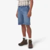Pantalones cortos utilitarios de denim, 28 cm Pantalones cortos utilitarios de denim, 28 cm