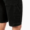 Pantalones cortos utilitarios de denim, 28 cm Pantalones cortos utilitarios de denim, 28 cm