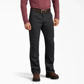 Pantalones de algodón Double Knee, corte regular