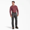 Pantalones de algodón Double Knee, corte regular Pantalones de algodón Double Knee, corte regular