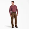 Pantalones de algodón Double Knee, corte regular Pantalones de algodón Double Knee, corte regular