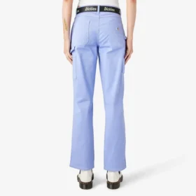 Pantalones de carpintero de corte holgado para mujer