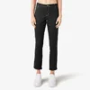Pantalones de carpintero de corte recto ajustado con bajo enrollado para mujer Pantalones de carpintero de corte recto ajustado con bajo enrollado para mujer
