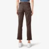 Pantalones de carpintero de corte recto ajustado con bajo enrollado para mujer Pantalones de carpintero de corte recto ajustado con bajo enrollado para mujer