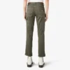 Pantalones de carpintero de corte recto ajustado con bajo enrollado para mujer Pantalones de carpintero de corte recto ajustado con bajo enrollado para mujer