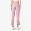 Pantalones de carpintero de corte recto ajustado con bajo enrollado para mujer Pantalones de carpintero de corte recto ajustado con bajo enrollado para mujer