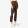 Pantalones de carpintero de corte recto ajustado con bajo enrollado para mujer Pantalones de carpintero de corte recto ajustado con bajo enrollado para mujer