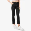 Pantalones de carpintero de corte recto ajustado con bajo enrollado para mujer Pantalones de carpintero de corte recto ajustado con bajo enrollado para mujer