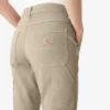 Pantalones de carpintero de corte recto ajustado con bajo enrollado para mujer Pantalones de carpintero de corte recto ajustado con bajo enrollado para mujer