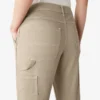 Pantalones de carpintero de corte recto ajustado con bajo enrollado para mujer Pantalones de carpintero de corte recto ajustado con bajo enrollado para mujer