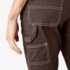Pantalones de carpintero de corte recto ajustado con bajo enrollado para mujer Pantalones de carpintero de corte recto ajustado con bajo enrollado para mujer