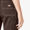 Pantalones de carpintero de corte recto ajustado con bajo enrollado para mujer Pantalones de carpintero de corte recto ajustado con bajo enrollado para mujer