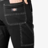 Pantalones de carpintero de corte recto ajustado con bajo enrollado para mujer Pantalones de carpintero de corte recto ajustado con bajo enrollado para mujer