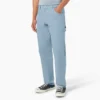 Pantalones de carpintero de lona de algodón con lavado a la piedra y corte holgado