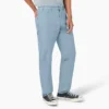 Pantalones de carpintero de lona de algodón con lavado a la piedra y corte holgado