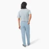 Pantalones de carpintero de lona de algodón con lavado a la piedra y corte holgado