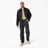 Pantalones de carpintero de lona desgastados