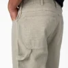 Pantalones de carpintero de lona desgastados