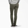 Pantalones de carpintero de lona para mujer, corte ajustado y elástico Pantalones de carpintero de lona para mujer, corte ajustado y elástico