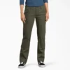 Pantalones de carpintero de lona para mujer, corte holgado y elástico Pantalones de carpintero de lona para mujer, corte holgado y elástico