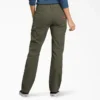 Pantalones de carpintero de lona para mujer, corte holgado y elástico Pantalones de carpintero de lona para mujer, corte holgado y elástico